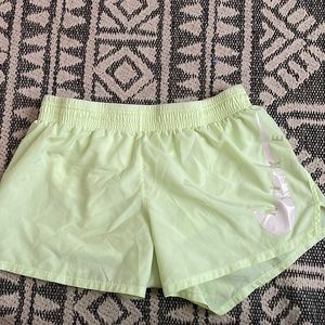 neon colored Nike shorts